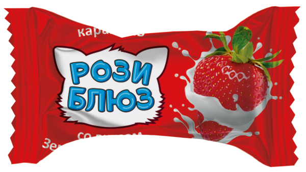 Caramel Карамель "Рози Блюз" со вкусом Земляники и Сливок 4kg /Akkond 02/  01_02_0012