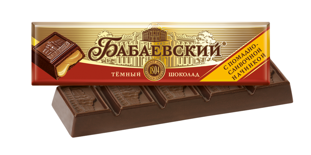 Chocolate bars Батончик "Бабаевский" с помадно-сливочной начинкой 1/050gr 20pc 6blocks/120pc/case /Uniconf 01/  02_01_0200