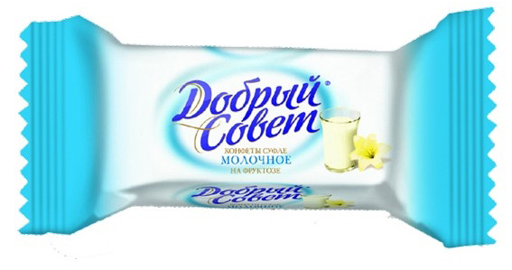 Chocolate sweets Суфле "Добрый Совет" молочное на фруктозе (конфеты) 3kg /Uniconf 01/  03_01_0340