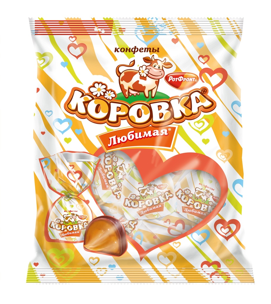 Chocolate sweets "Коровка любимая" (конфеты) 1/250gr 9pc /Uniconf 01/  03_01_0590