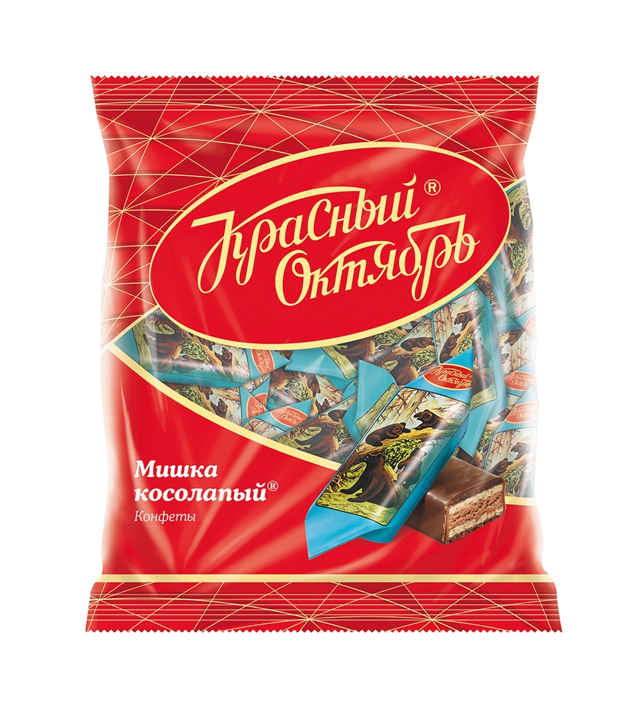 Chocolate sweets "Мишка косолапый" (конфеты) 1/250gr 18pc /Uniconf 01/  03_01_0640