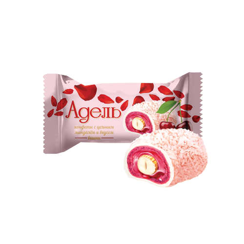 Chocolate sweets "АДЕЛЬ"с цельным миндалём и вкусом вишни (конфеты) 3kg  /Akkond 02/  03_02_0562