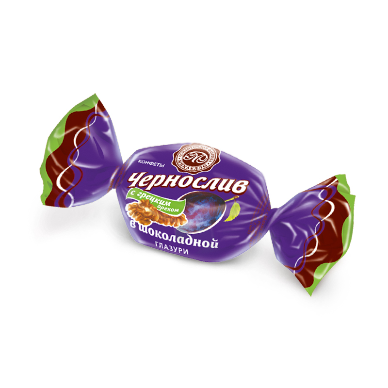 Chocolate sweets Чернослив в шоколаде с грецким орехом (конфеты) 3kg /Mickaello 06/  03_06_0040