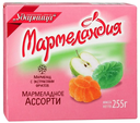 Fruit Jelly Sweets "Мармеладное Ассорти" фруктовый мармелад на основе натуральных соков коробка 1/255gr 18pc /Udarnitsa 12/   07_12_0000