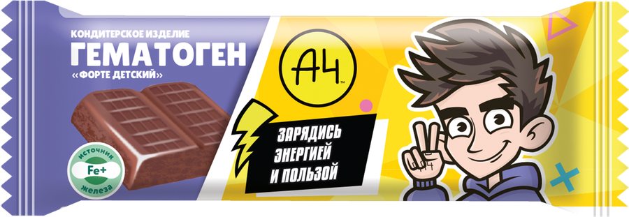 Caramel  Гематоген Детский "Мультик Влад А4" 1/25gr 30pc/block  8block/240pc/case /producer? 51/   07_51_0011