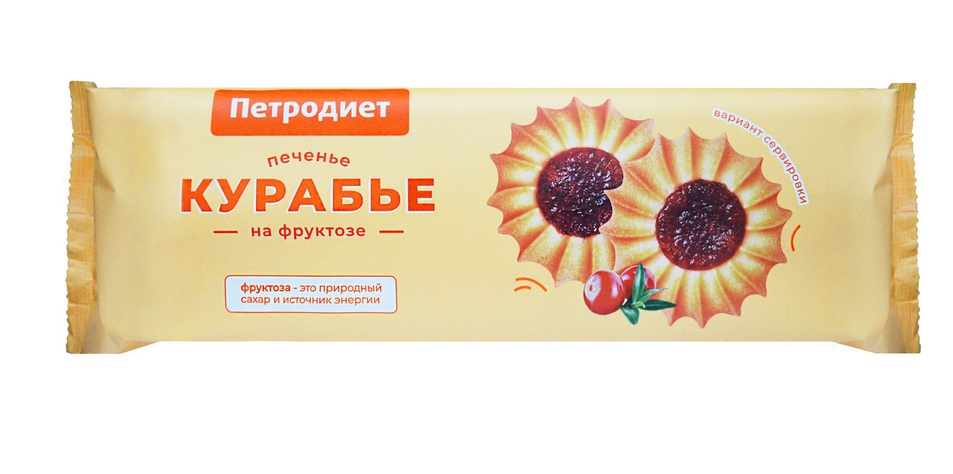 Cookies Печенье Курабье на фруктозе 1/220gr 9pc /PetroDieta 58/   09_58_0010
