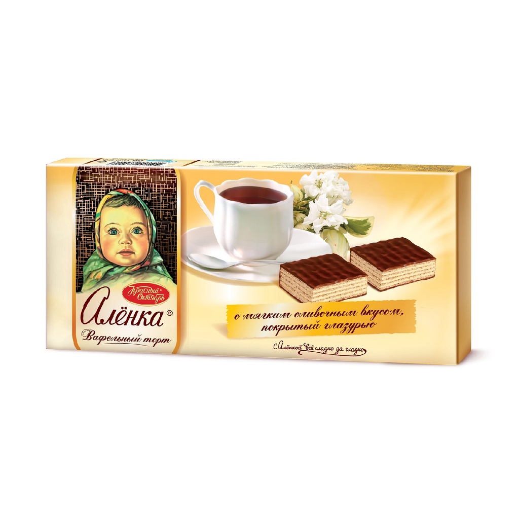 Waffer Вафельный торт "Аленка" 1/250gr 15pc /Uniconf 01/  10_01_0020