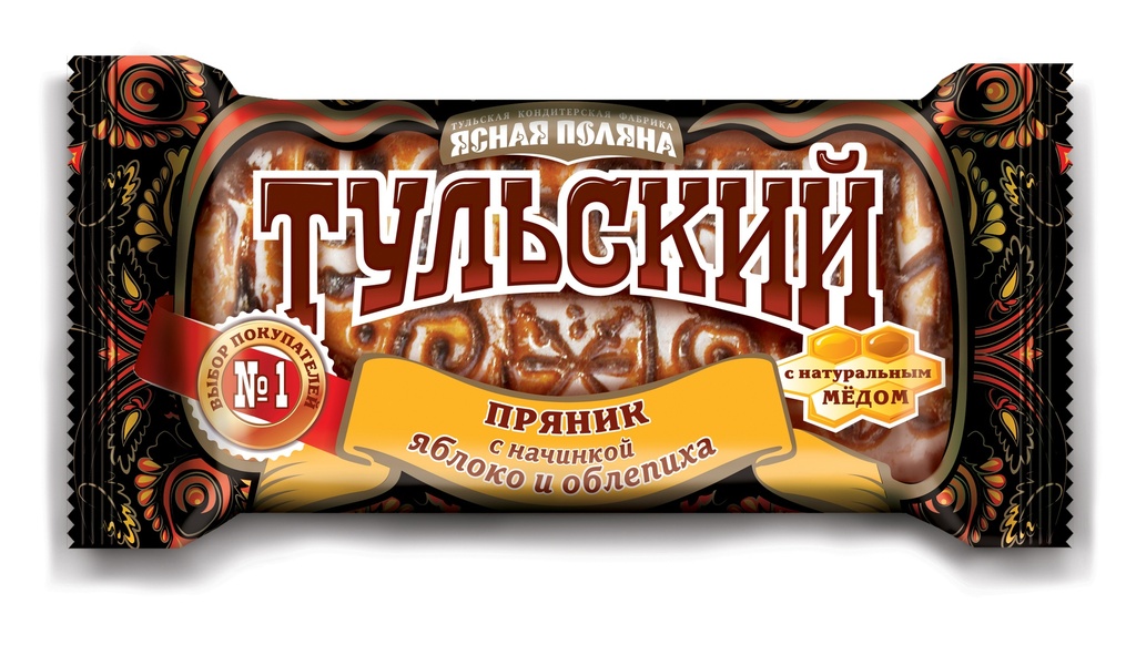 Gingerbread Пряник "Тульский" яблоко облепиха 1/130gr 24pc /Uniconf 01/  12_01_0112