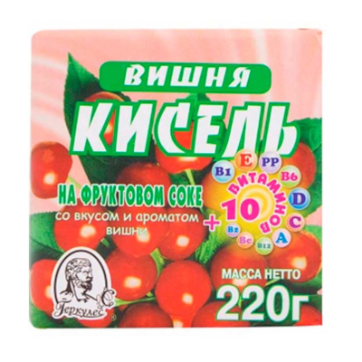 Kisel Кисель вишня "Геркулес" 1/220gr 48pc /Gerkules 43/   13_43_0010
