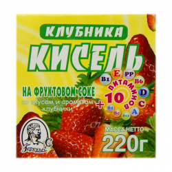 Kisel Кисель клубника "Геркулес" 1/220gr 48pc /Gerkules 43/   13_43_0020