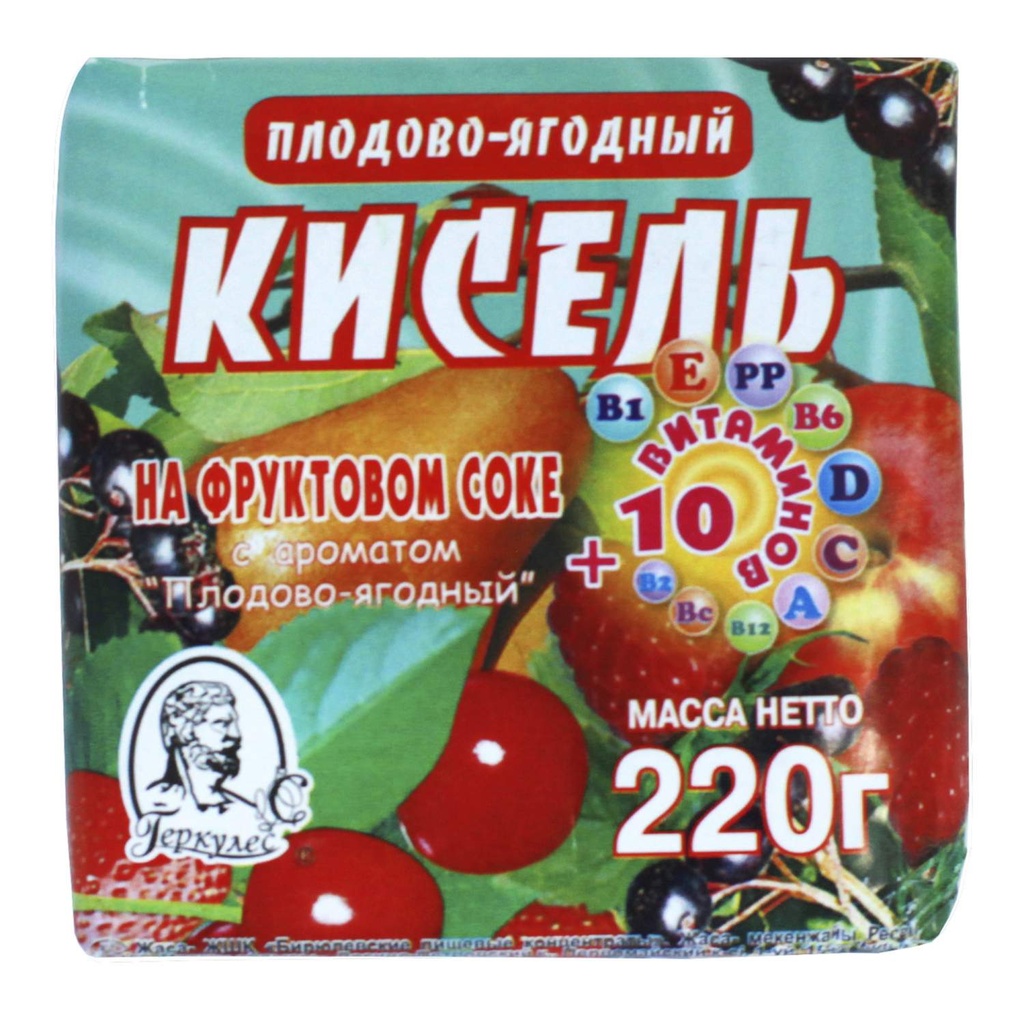 Kisel Кисель плодово-ягодный "Геркулес" 1/220gr 48pc /Gerkules 43/   13_43_0040