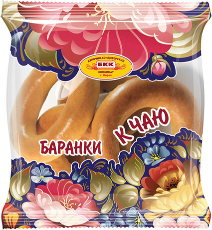 Bublik Bread Rings Баранки "БКК" "К чаю" 1/315gr 10pc /BKK 57/  16_57_0010
