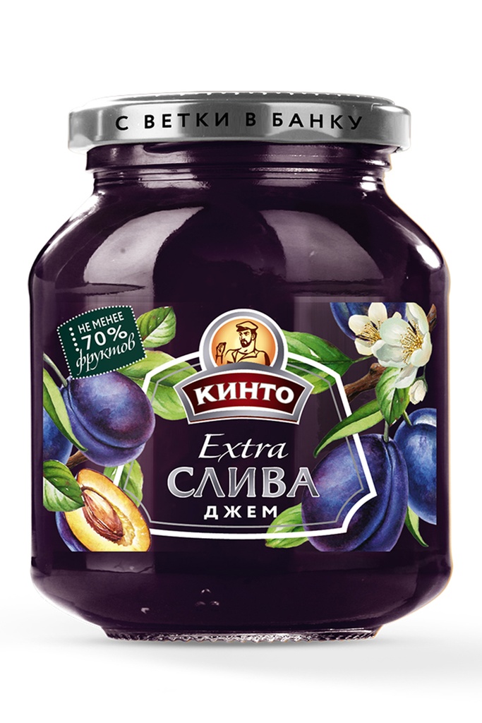 Jam Джем слива «КИНТО» 1/400gr 6pc /Darsil 29/   19_29_0024
