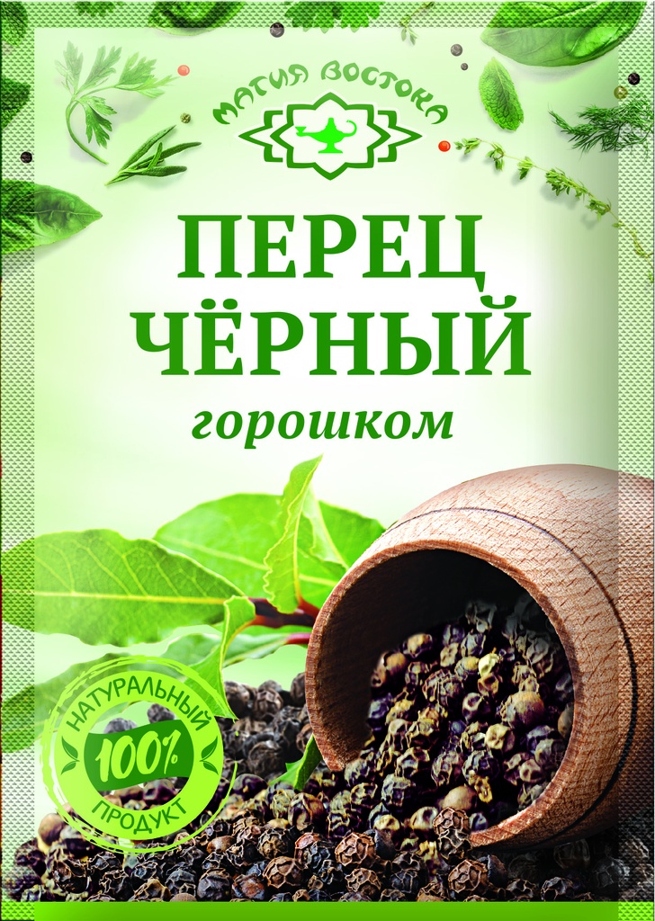 Seasonings М13522 Перец черный горошком "Магия Востока" 1/10gr 40pc /Magiya Vostoka 27/   20_27_0130