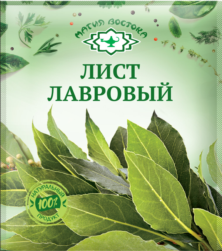 Seasonings M03352 Лист лавровый сухой Экстра 1/15g 50pc /Magiya Vostoka 27/   20_27_0171