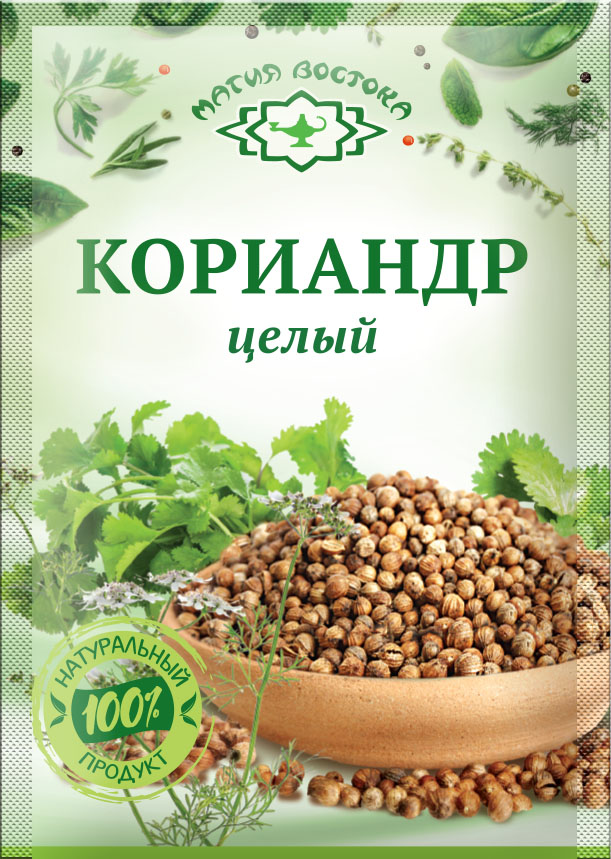 Seasonings M03829 Кориандр целый 10gr 30pc /Magiya Vostoka 27/   20_27_0173