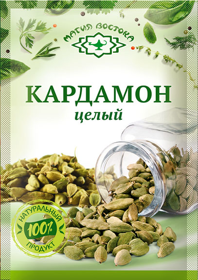 Seasonings M23500 Кардамон целый 1/7gr 40pc /Magiya Vostoka 27/   20_27_0182