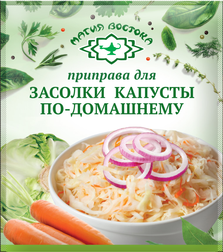 Seasonings M22310 Приправа для засолки капусты по-домашнему 1/050gr 12pc /Magiya Vostoka 27/   20_27_0240