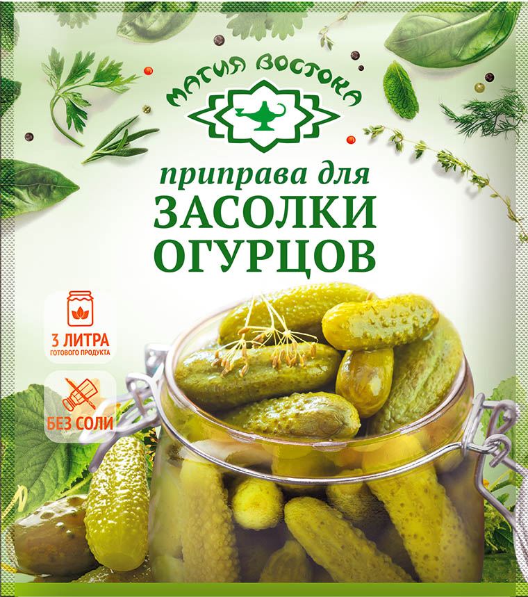 Seasonings 22320 Приправа для засолки огурцов 1/020gr 20pc /Magiya Vostoka 27/   20_27_0260