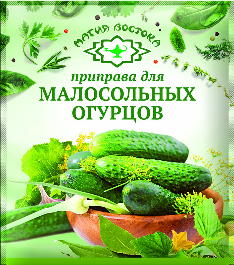 Seasonings M22316 Приправа для малосольных огурцов 1/50gr 20pc /Magiya Vostoka 27/   20_27_0261
