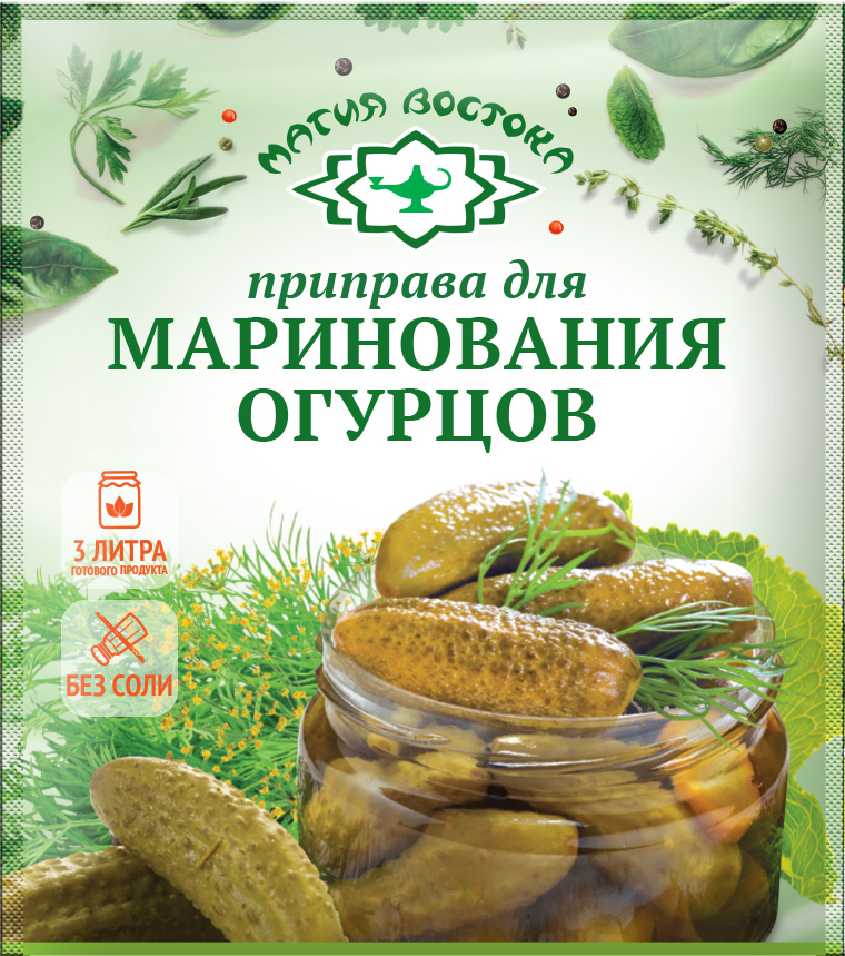 Seasonings M22318 Приправа для маринования огурцов 1/20gr 20pc /Magiya Vostoka 27/   20_27_0262