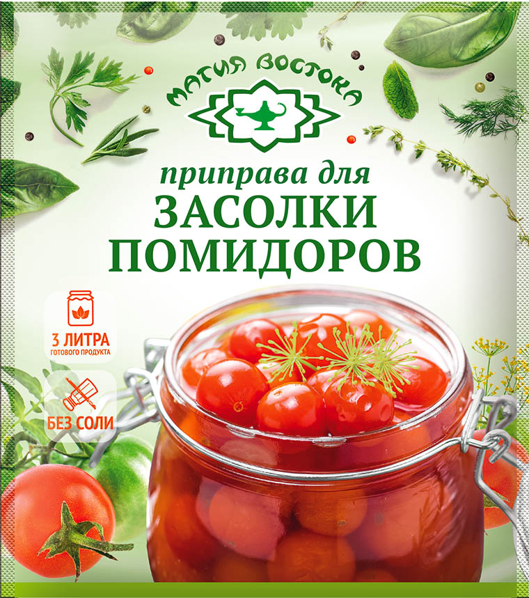 Seasonings 22319 Приправа для засолки помидоров 1/020gr 20pc /Magiya Vostoka 27/   20_27_0270