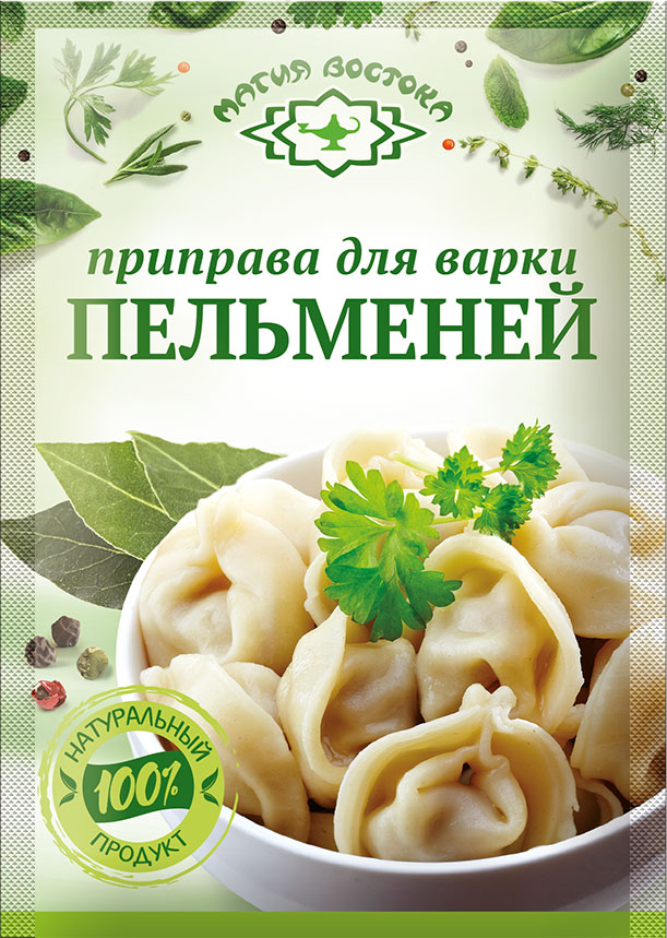 Seasonings 23458 Приправа для пельменей 1/015gr 40pc /Magiya Vostoka 27/   20_27_0440