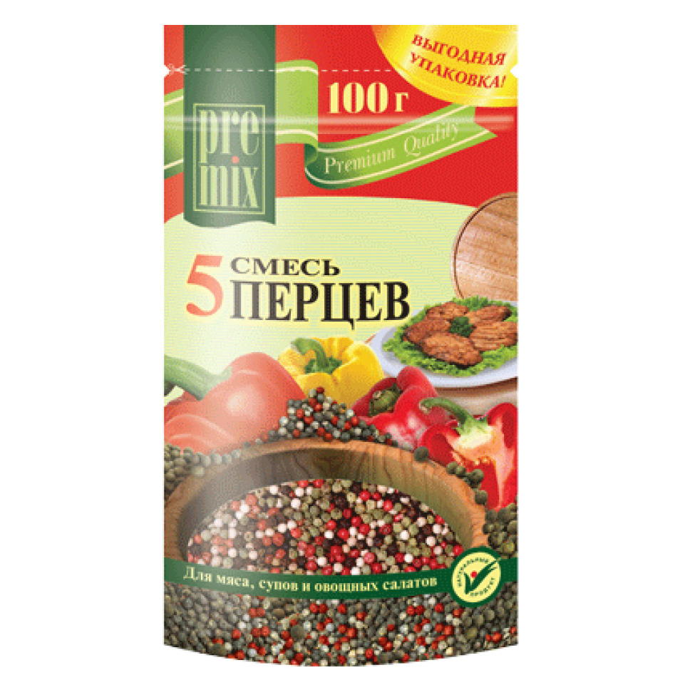Seasonings M29982 Смесь "5 перцев" "PreMix" 1/100gr 20pc /Magiya Vostoka 27/   20_27_0582