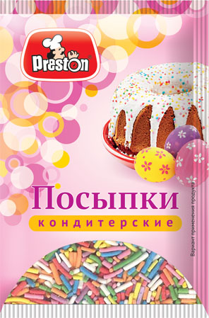 Seasonings 59835 Посыпка кондитерская "Радуга вермишель" 1/007gr 40pc /Magiya Vostoka 27/   20_27_0740