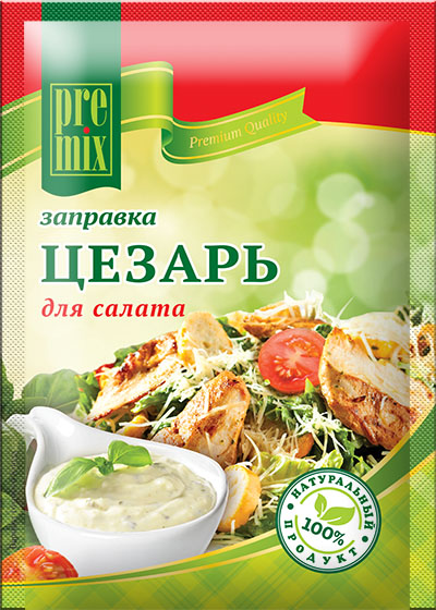 Seasonings PreMix M28911 Заправка для салата Цезарь "PreMix" 1/20gr 50pc /Magiya Vostoka 27/   20_27_0791