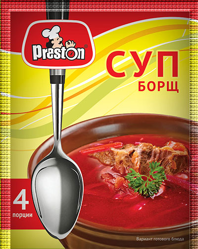 Seasonings 35507  Борщ "Preston" 1/050gr 20pc /Magiya Vostoka 27/   21_27_0140