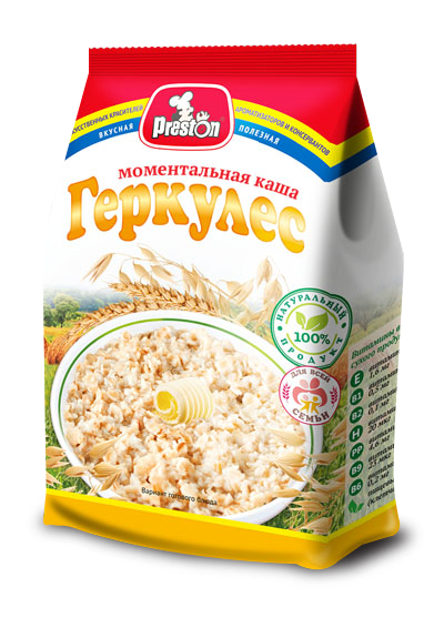 Porridge М39265 Каша овсяная Геркулес быстрого приготовления "Preston" 1/160gr 8pc /Magiya Vostoka 27/   21_27_0255