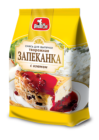 Baking mix Preston M39262 Смесь для выпечки творожной запеканки с изюмом "Preston" 1/150gr 8pc /Magiya Vostoka 27/   21_27_0262