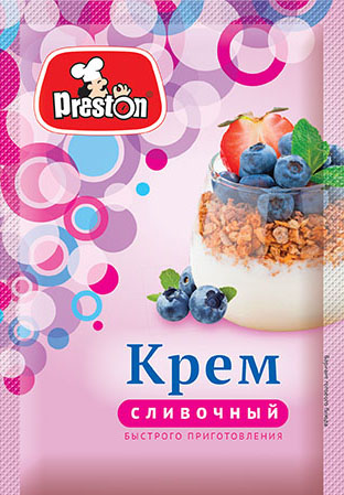 Dry instant mix М58878 Крем сливочный порошокобразный растворимый "Preston" 1/70gr 15pc /Magiya Vostoka 27/   21_27_0302