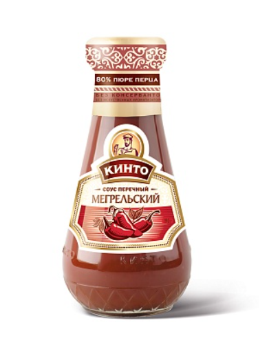 Sauce "Кинто" Соус перечный "Мегрельский" 1/190gr 6pc /Darsil 29/   23_29_0125
