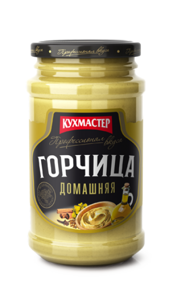 Mustard "Домашняя" горчица 1/210gr 12pc /Kuhmaster 28/   24_28_0010