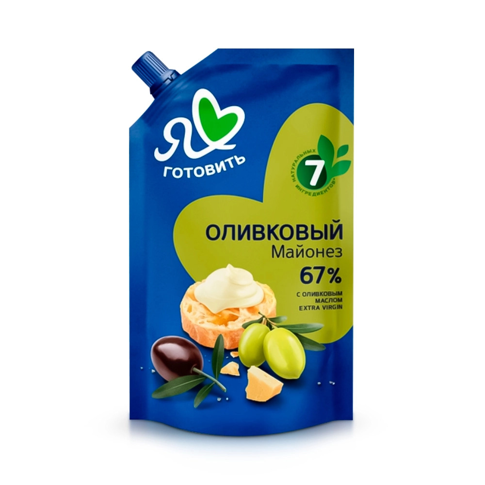 Mayonnaise Майонез "Московский Провансаль" Оливковый  67%  1/374 20pc /AO Жировой Комбинат 35/  28_35_0010