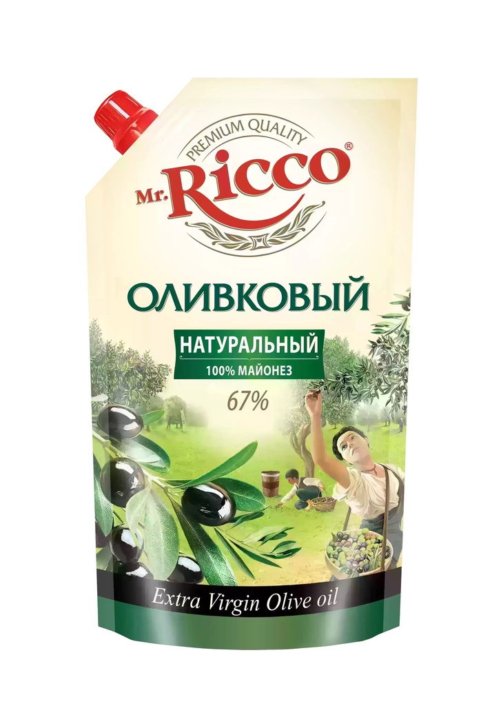 Mayonnaise  Майонез (Mr. Ricco) Оливковый (67% жирн) 1/375gr 1/400ml 22pc /Mr. Ricco 59/  28_59_0010