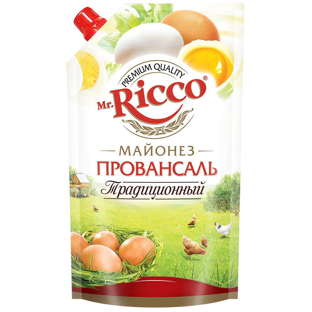 Mayonnaise  Майонез (Mr. Ricco) Провансаль (67% жирн) 1/375gr 1/400ml 22pc (НВ) /Mr. Ricco 59/  28_59_0012