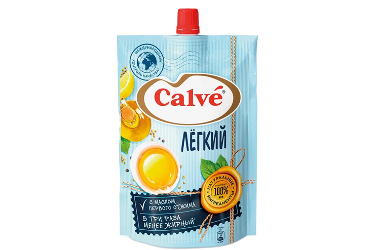 Mayonnaise  Майонез  (Calve) Соус Майонезный легкий РТМ005 1/400gr 24pc/Calve 60/  28_60_0015
