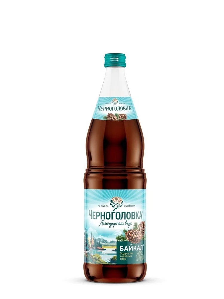 Soft drincks "Baykal", carbonated soft drink стекло 1/1L 6pc /Chernogolovka/  27_34_0120