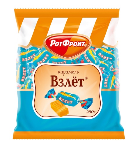[01_01_0090] Caramel "Взлет" (карамель) 1/250gr 20pc /Uniconf 01/  01_01_0090
