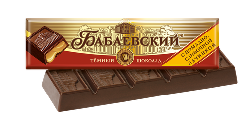 [02_01_0200] Chocolate bars Батончик "Бабаевский" с помадно-сливочной начинкой 1/050gr 20pc 6blocks/120pc/case /Uniconf 01/  02_01_0200