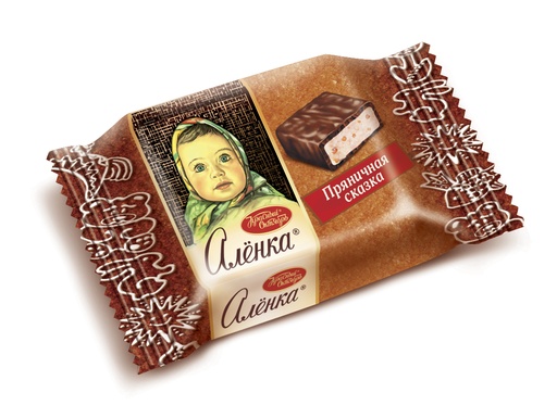 [03_01_0051] Chocolate sweets  "Аленка Пряничная Сказка" с нугой и кусочками пряника (конфеты) 3kg /Uniconf 01/  03_01_0051