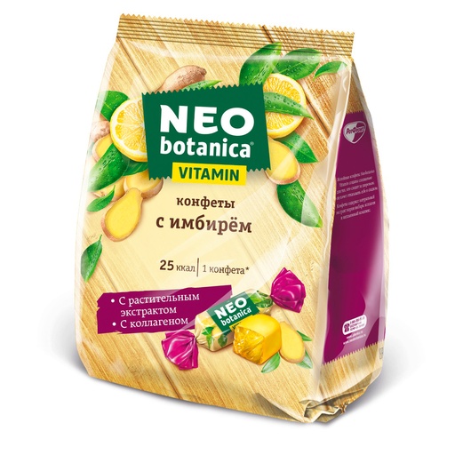 [03_01_0361] Sweets "Neo-botanica" с экстрактом имбиря (конфеты) 1/200gr 10pc /KO/ /Uniconf 01/  03_01_0361