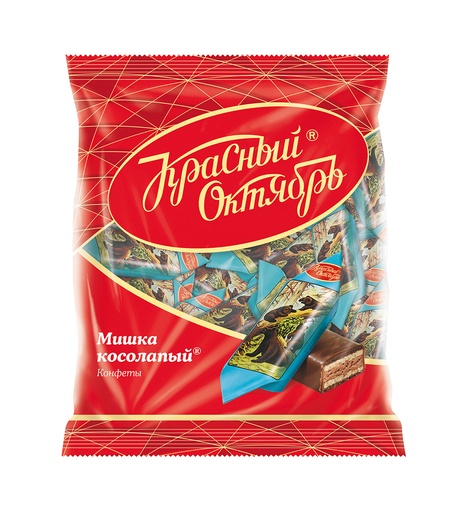 [03_01_0640] Chocolate sweets "Мишка косолапый" (конфеты) 1/250gr 18pc /Uniconf 01/  03_01_0640