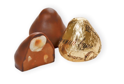 [03_01_0751] Chocolate sweets "Осенний Вальс" трюфель с целым фундуком (конфеты) 7kg /Uniconf 01/  03_01_0751