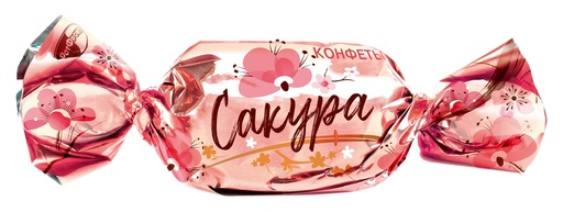 [03_01_0805] Chocolate sweets "Сакура" помадная конфета со вкусом клубники и мяты (конфеты) 5kg /Uniconf 01/  03_01_0805