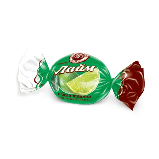 [03_06_0070] Chocolate sweets Лайм в бело-темном шоколаде (конфеты) 3kg /Mickaello 06/  03_06_0070