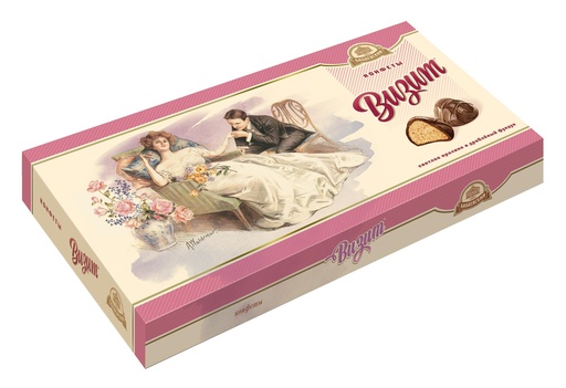 [04_01_0120] Chocolate sweet in boxes "Визит" (конфеты) 1/340gr 8pc /Uniconf 01/  04_01_0120